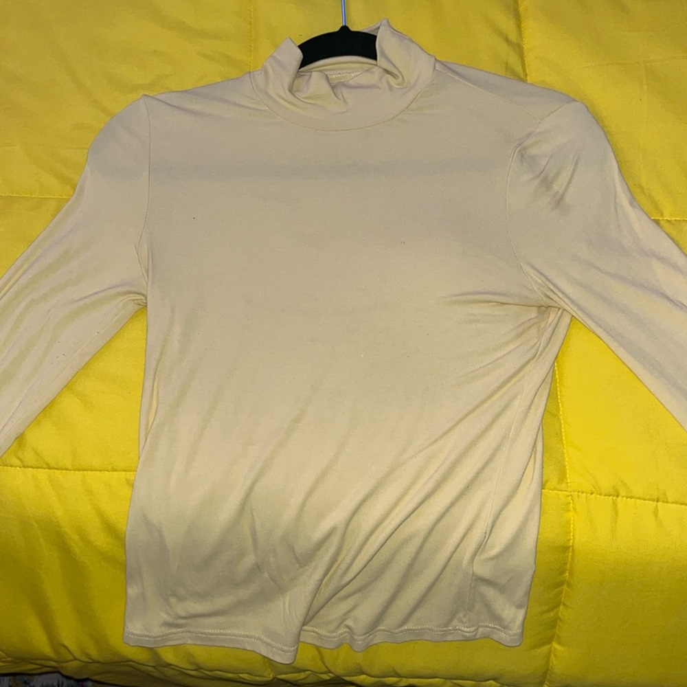 Yellow Turtle Neck Shirt